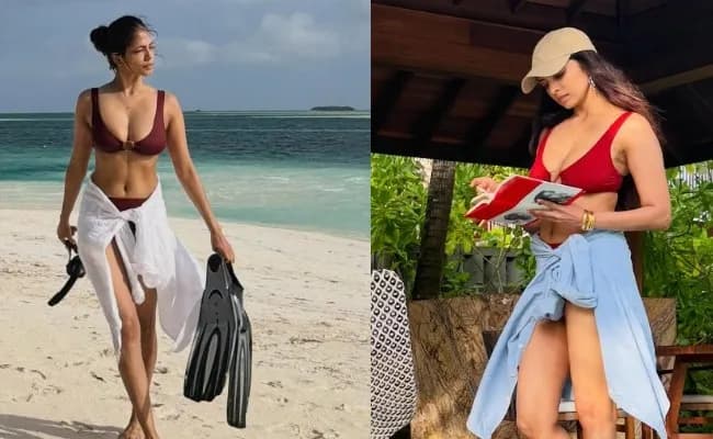 Malavika Mohanan Sizzles in Maldives with Breathtaking Bikini Shots