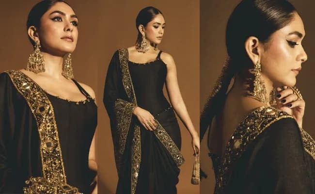 Allu Arjun’s Co‑Star Stuns in Sleek Black Ensemble