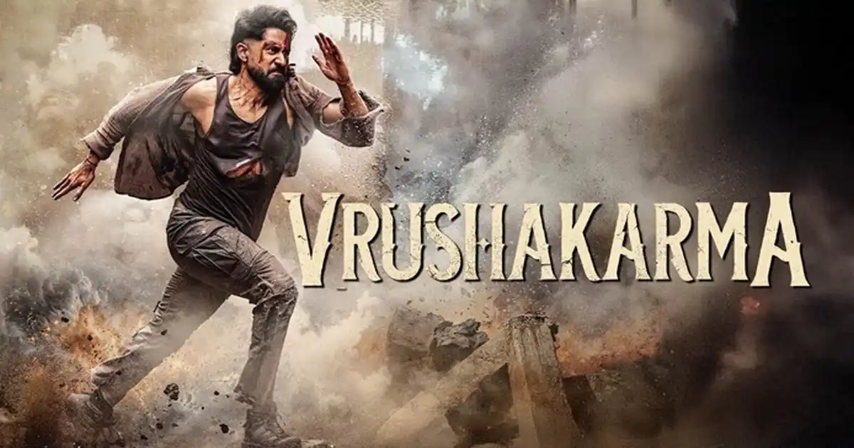 Naga Chaitanya’s Brooding Dussehra Poster Sets the Tone for Mythic Thriller Vrushakarma