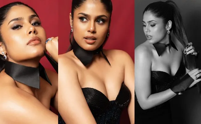 Tallest Actress Faria Abdullah Stuns in Sleek Black Look