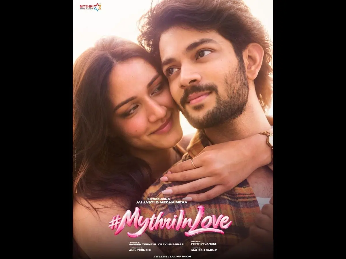 Mythri Movie Makers Unveils Fresh Romance “MythriInLove” with New Leads Jai Jasti and Medha Meka